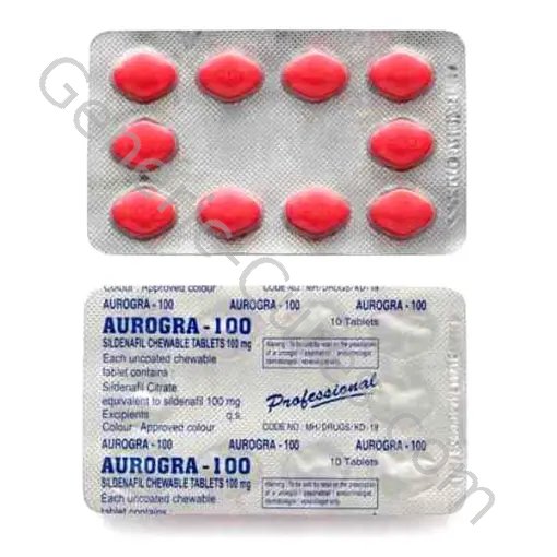 Aurogra 100mg (Sildenafil Citrate)