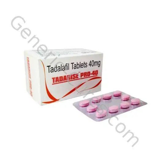 TADARISE PRO 40MG (TADALAFIL) – SUBLINGUAL TABLETS