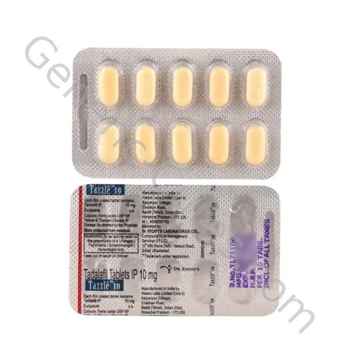 TAZZLE 10MG (TADALAFIL)