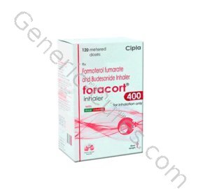 FORACORT INHALER 400MCG (BUDESONIDE / FORMOTEROL)