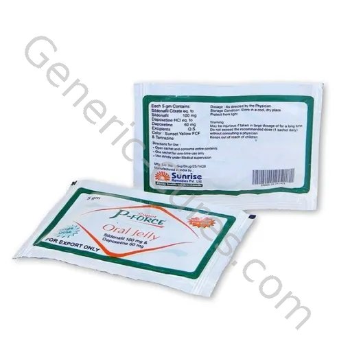 SUPER P-FORCE ORAL JELLY (SILDENAFIL/DAPOXETINE)