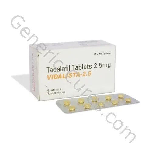 Vidalista 2.5mg (Tadalafil)