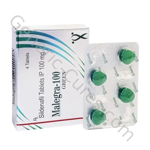 Malegra Green 100mg (Sildenafil Citrate)