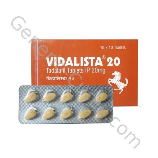 Vidalista 20mg (Tadalafil)