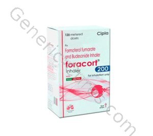 FORACORT INHALER 200MCG (BUDESONIDE / FORMOTEROL)