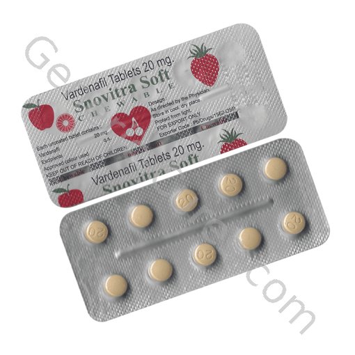 Snovitra Soft 20Mg (vardenafil soft chewable)