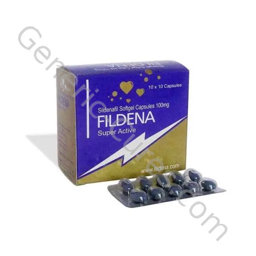 Fildena Super Active (Sildenafil Citrate) -Soft gel Capsules