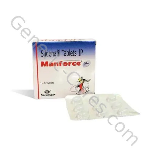 Manforce 50mg (Sildenafil Citrate)