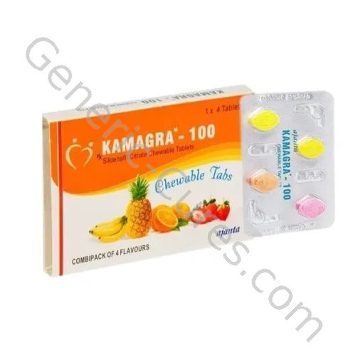 Kamagra Chewable 100mg (Sildenafil Citrate)
